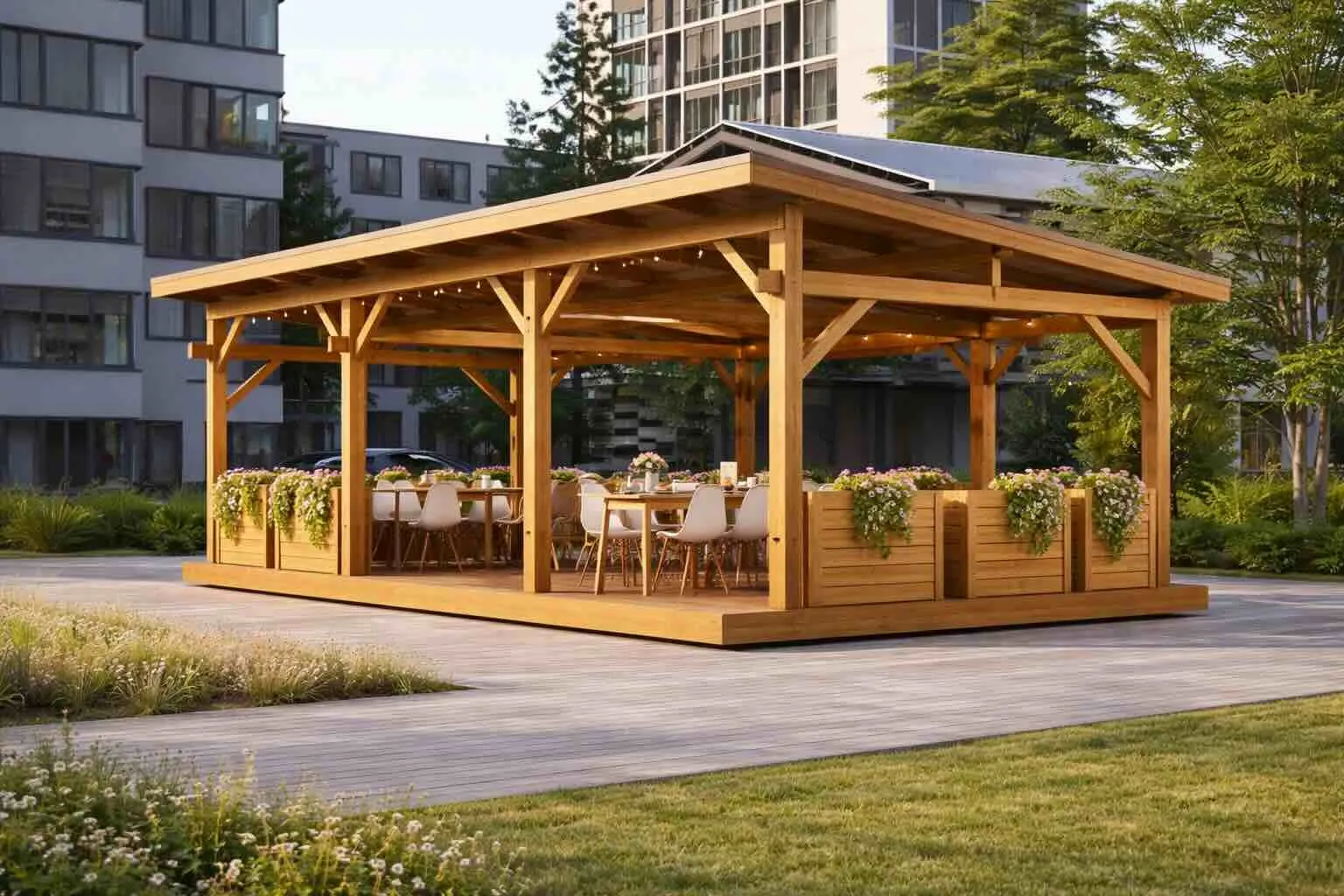 Terraza Restaurante 6 × 4 m